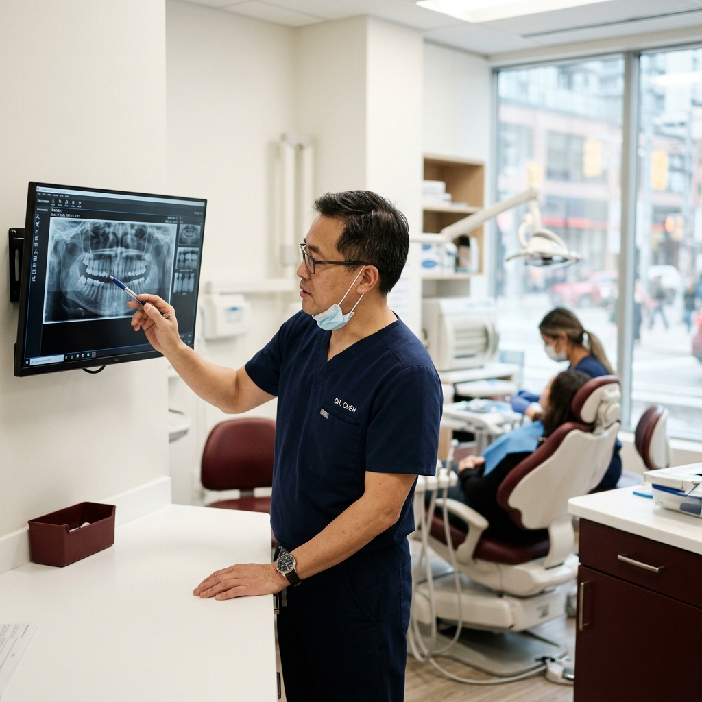 Dental Clinics professional in Thorold, Ontario — editorial portrait.